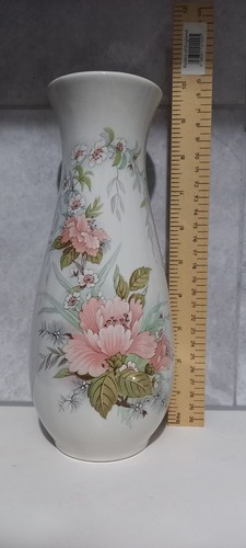 Melba ware vase floral pattern - vase,