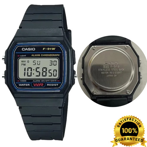 Orignal casio 91w 1yer - casio, f-91w-1yer