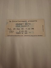 Journey South Ticket Stub