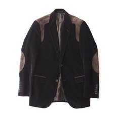 GUCCI by Tom Ford Cotton x Suede Leather Jacket Dark brown Men EU46 5-ZJ021