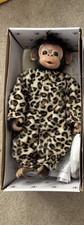 Ashton Drake Little Ubu Monkey Doll with box and certificate