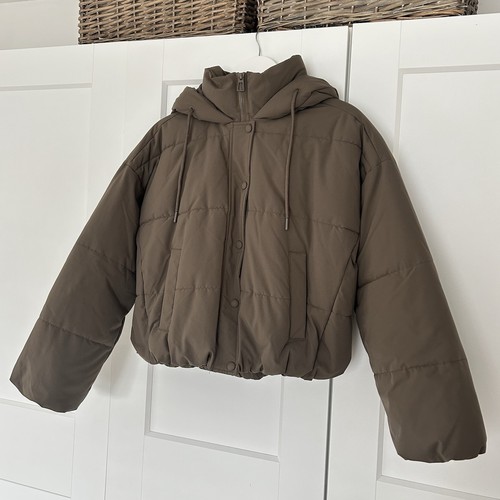 Primark khaki green hooded - khaki,
