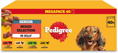 Pedigree senior dog food - senior,