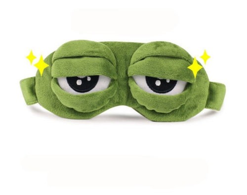 Frog eye mask sleep - frog,