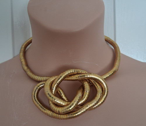 Bendy snake necklace - snake, flexible