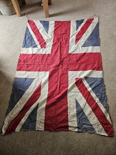 Antique British Made World War Era Cotton Union Jack Flag. #1