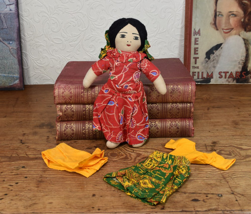 Vintage indian rag - doll,