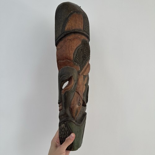 Vintage carved wooden wall - vintage,