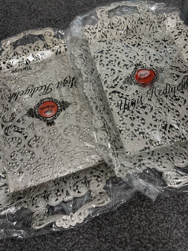 Pack two silver trays - of, free