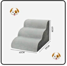 ezigoo⭐3 Steps Dog Stairs⭐Pet Puppy SofaBed Ramp ClimbingLadder⭐2 Cover Washable