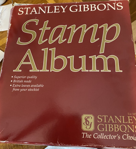 Stanley gibbons stamp album - gibbons,