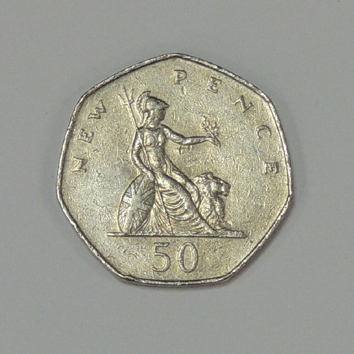 1980 50p britannia coin - 50p,