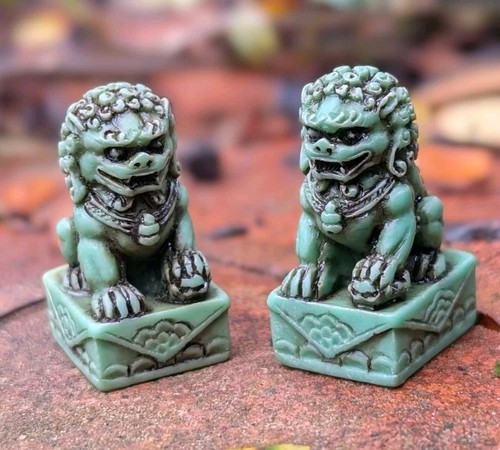 Mini pair chinese foo - chinese, dogs