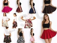 Girls Kids Skater Mini Skirt