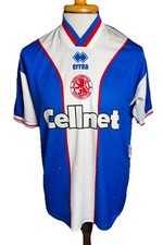 ⚽ Vintage Middlesbrough FC Errea 95–97 Home Shirt – Cellnet Sponsor – Size L