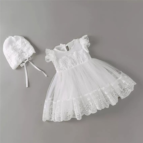 Baby girl white - girl's, lace