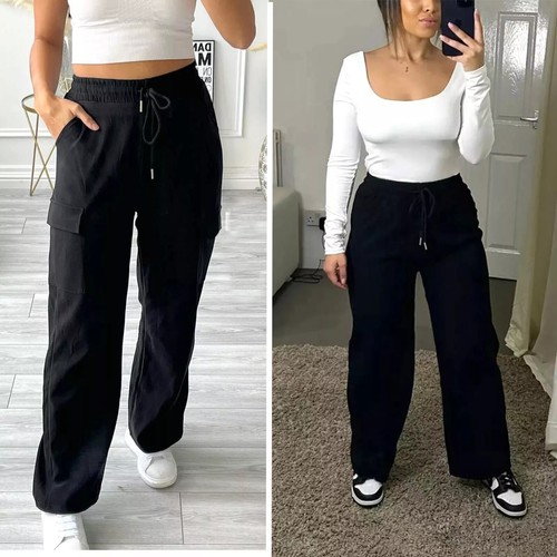 Women ladies wide leg - ladies, cargo