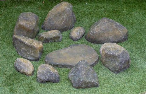 Fibreglass rocks forest - rocks,