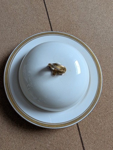 Aynsley bone china white gilt - bone,