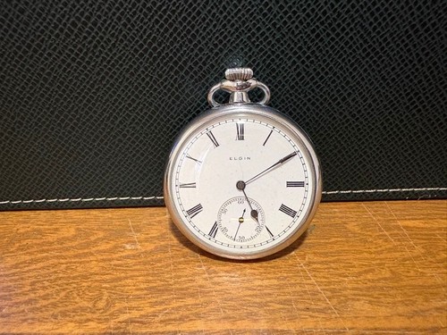 Antique elgin hand wind - elgin, pocket