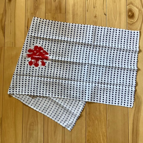 Mame shibori tenugui hand - shibori,