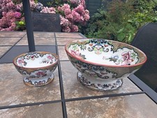 BEECH & HANCOCK CERAMIC BOWLS, "JEDDO" PATTERN. CIRCA 1860