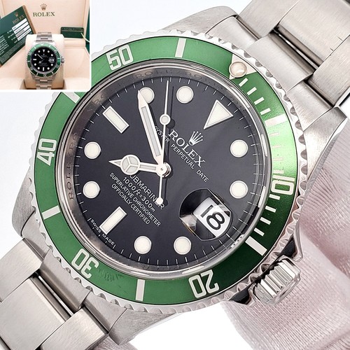 Rolex submariner kermit date - rolex,