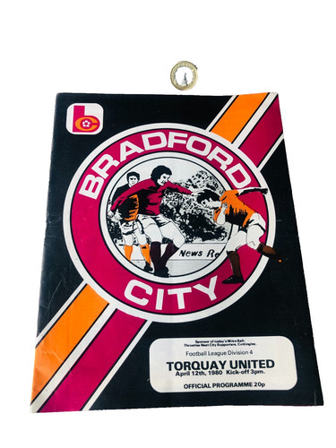 Football programme bradford - football,