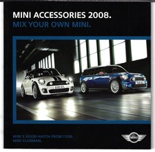 Mini Hatchback & Clubman Accessories 2007-2008 UK Market Sales Brochure