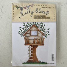 Create and Craft Rubber Children’s Tree House / Play House Adventure Kids Stamp