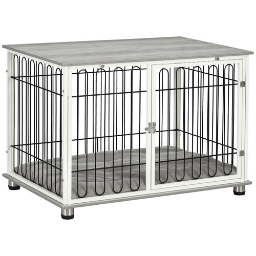 Pawhut dog crate furniture end - pawhut,