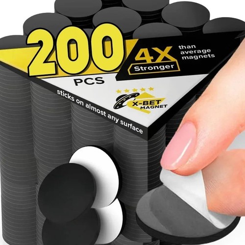 Self adhesive magnetic discs - magnetic,