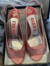 Gina shoes silk Swarovski