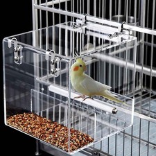Cage Bird Feeder Stainless