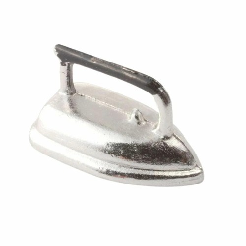 Dolls house iron metal silver - metal,