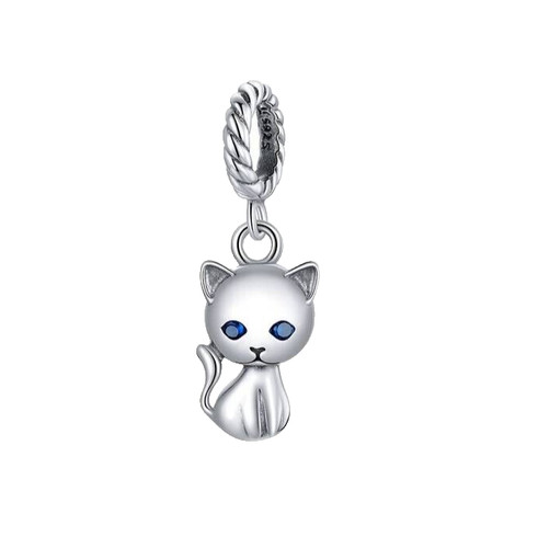 Cat lover charm 100 real - cat, 100%