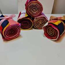 10 Plain Jelly Roll Strips