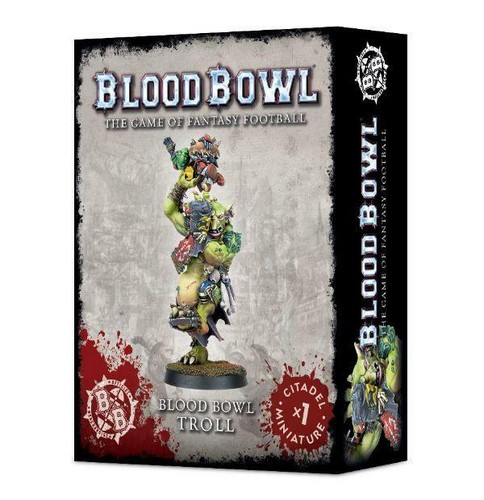 Blood bowl troll - bowl, (blood