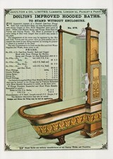 V & A Museum Postcard - Bath, Page From Doulton Catalogue of 1890 - RR22490