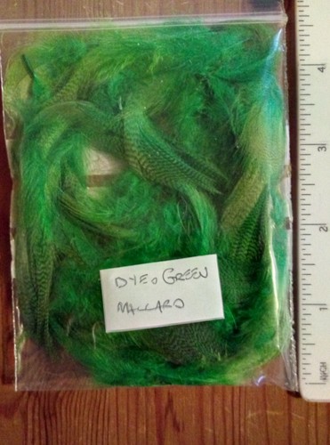 Packet dyed green - x,