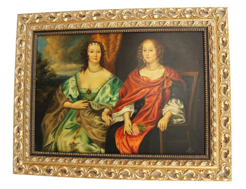 Painting copy portrait - "portrait, of