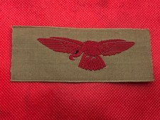 Genuine WW2 British RAF Tropical Eagle Uniform Shoulder Badge - Unused