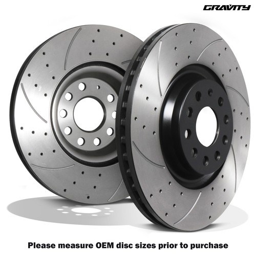 Front drilled grooved 340mm - front,