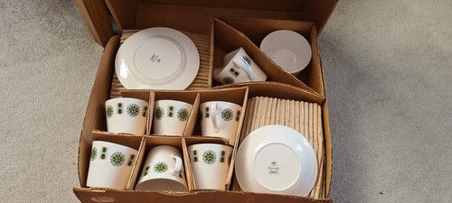 Colclough bone china retro tea