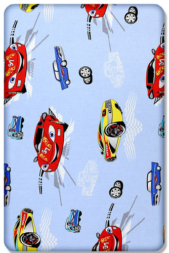Baby fitted cot sheet printed - fitted,