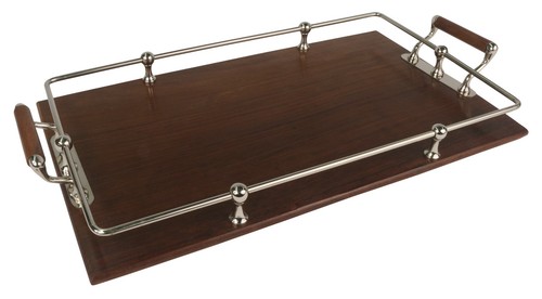 45cm wood nickel - wood, tray