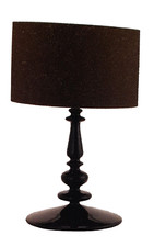 Habitat Table Lamp Spindle Only Black Eu Plug , 2012 Pre Bankruptcy Stock HB082