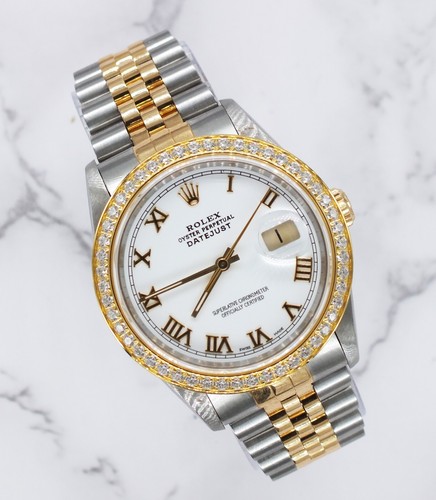 Gents steel 18k gold rolex - gents,