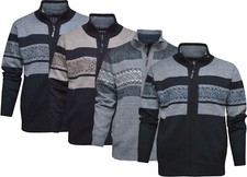 Mens Zip Up Cardigan Knitted