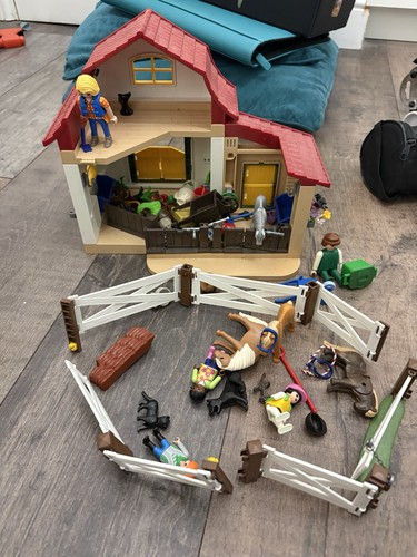 Playmobil farm house barn - playmobil,
